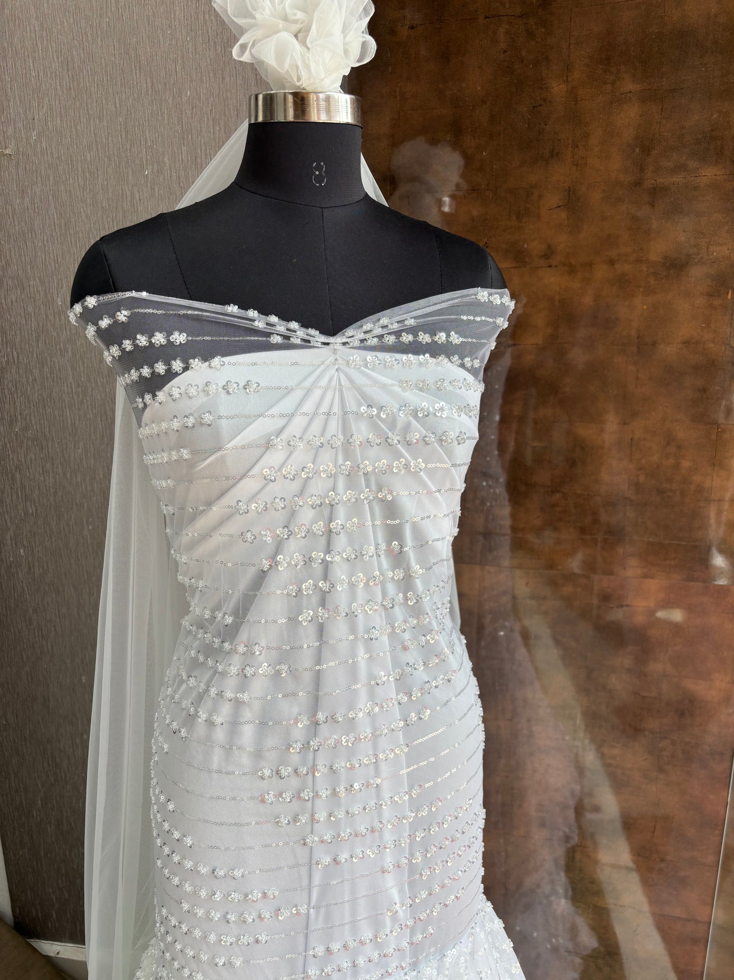 Heavy Worked Net Fabric