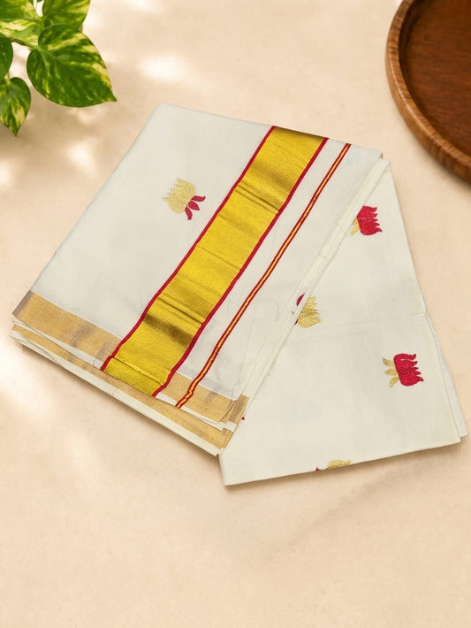 Kerala Cotton set Saree