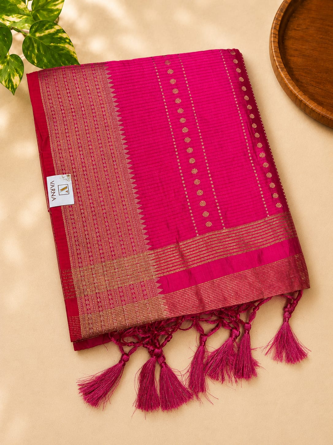 Semi Benarasi Saree with Blouse