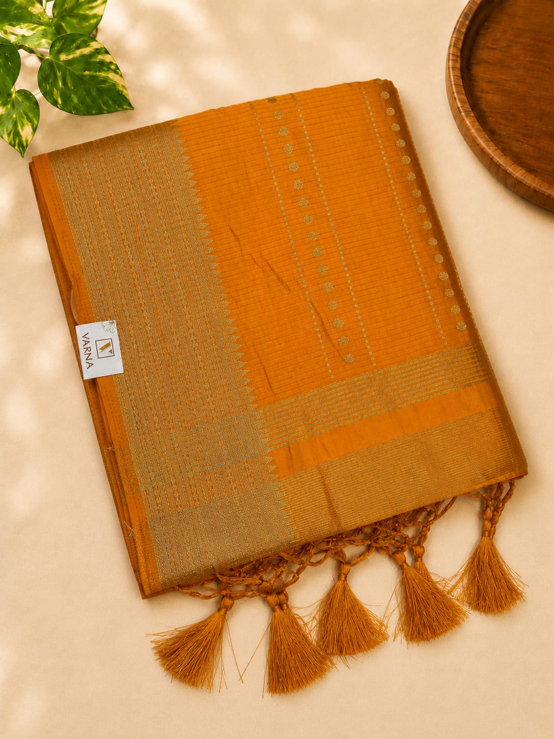 Semi Benarasi Saree with Blouse