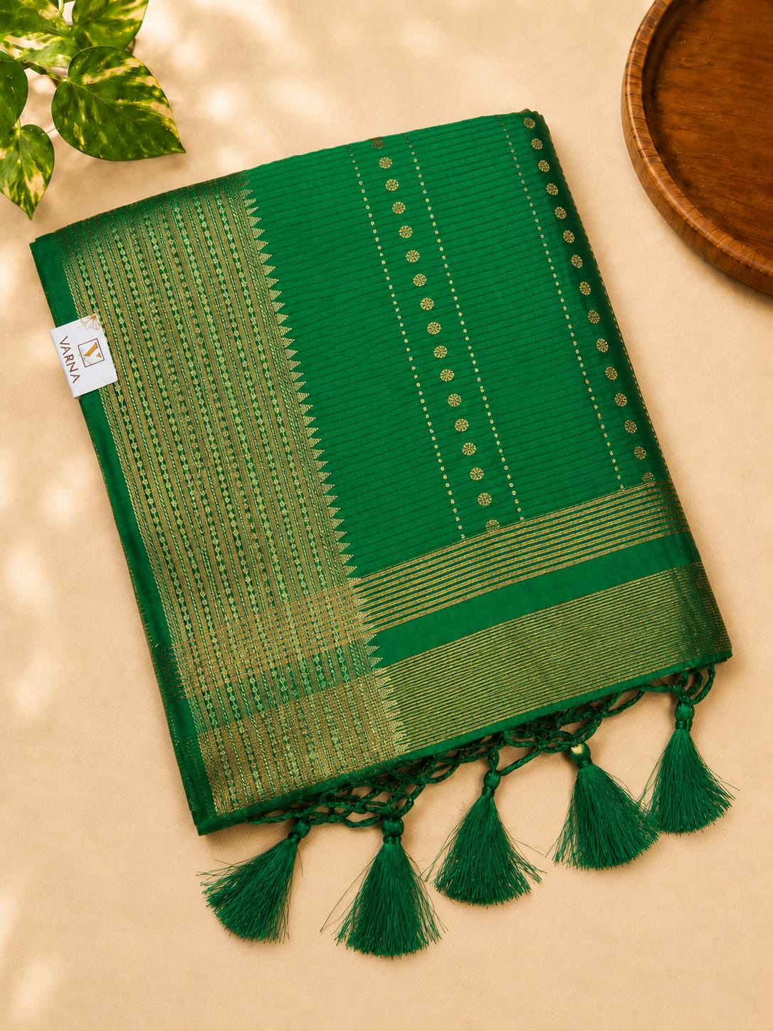 Semi Benarasi Saree with Blouse